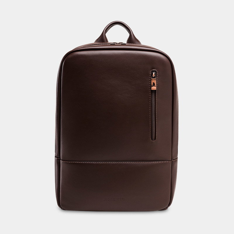 Mochila de couro para notebook Nômade NW089A