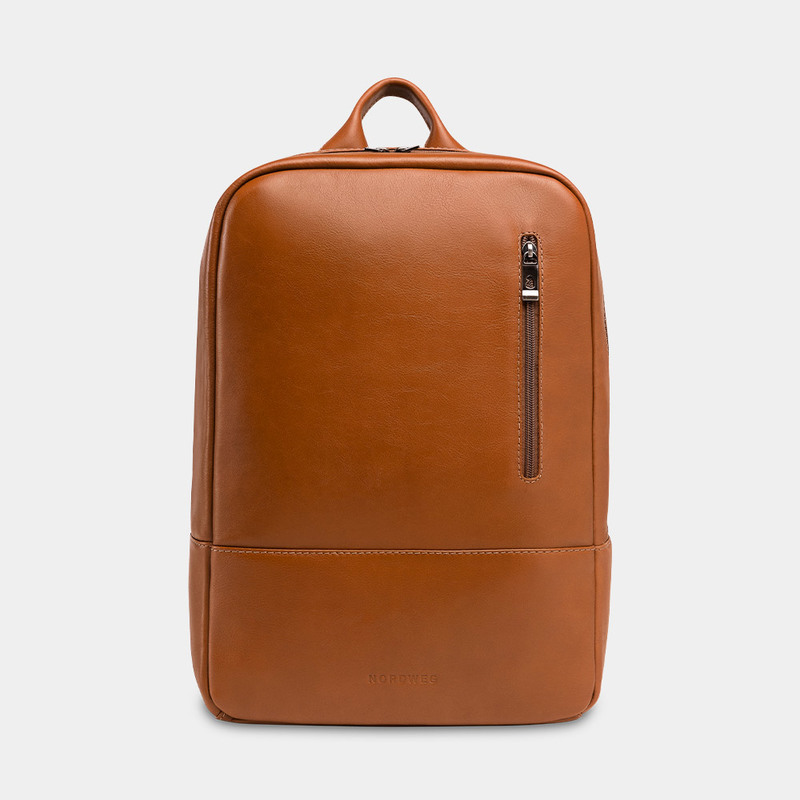 Mochila de couro para notebook Nômade NW089A
