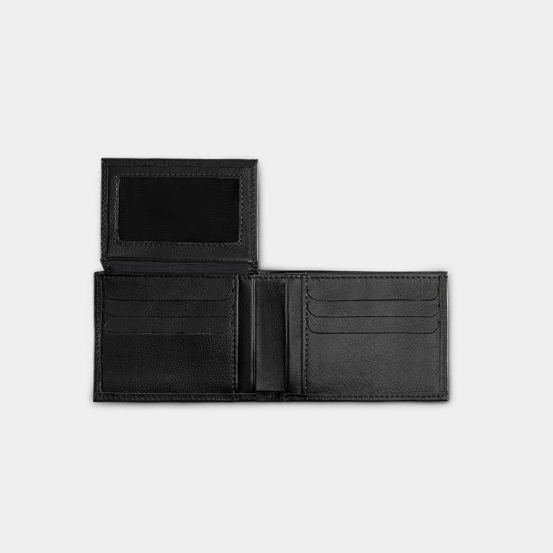 Carteira masculina de couro Flip NW038A